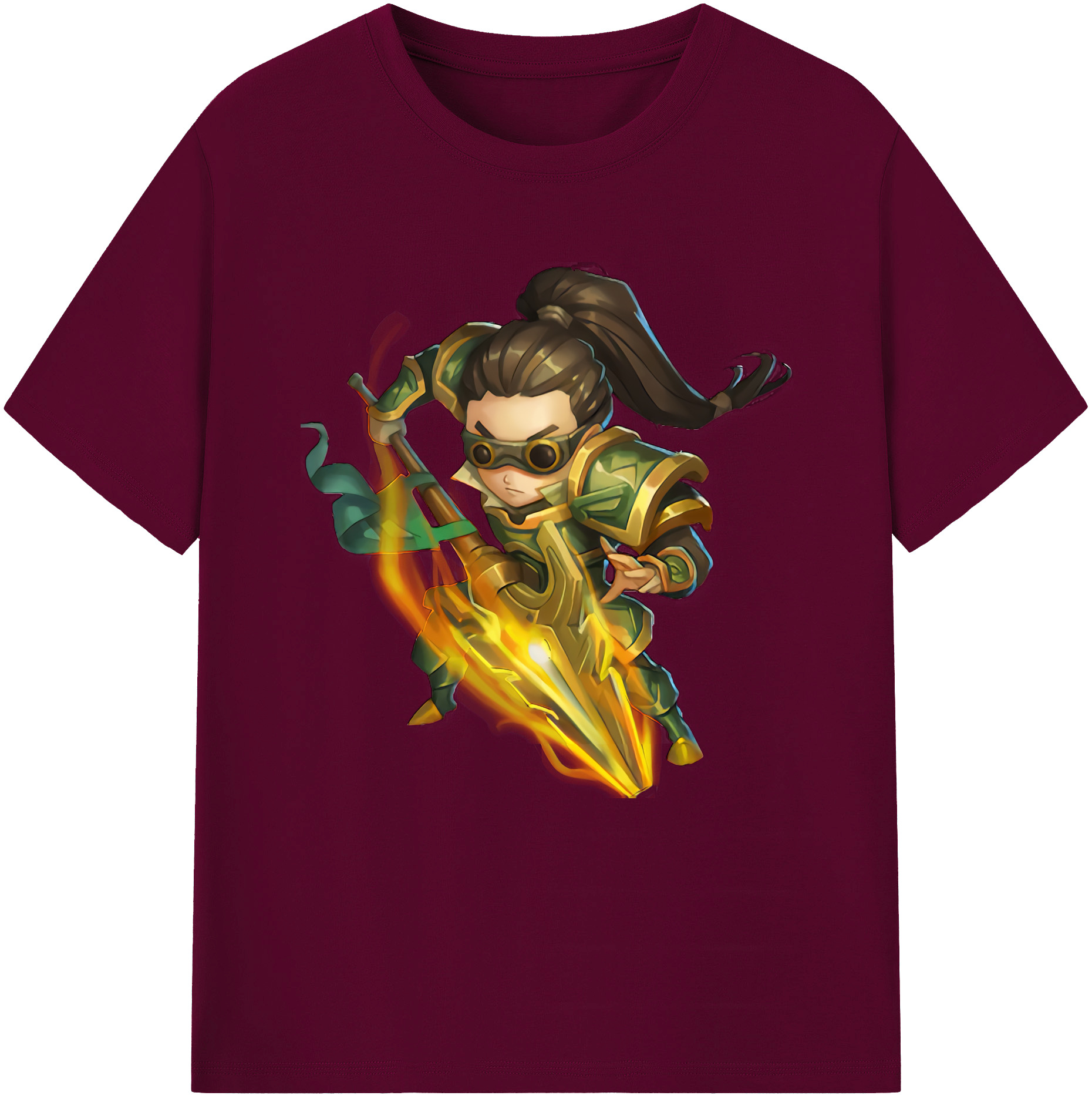 （画像用） リーグ・オブ・レジェンド League of Legends LOL レディースカジュアルプリントTシャツ（綿100％）